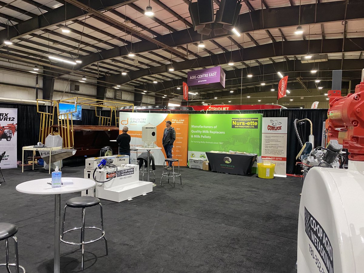 Are you ready??? We are!!! Booth #882 Agricentre East. ⁦<a href="/agritradetoday/">Agri-Trade</a>⁩
⁦<a href="/CoopAgroWetask/">Co-op Agro (Wetaskiwin)</a>⁩ ⁦<a href="/CJFeeds/">CountryJunctionFeeds</a>⁩ see you tomorrow 9am!!