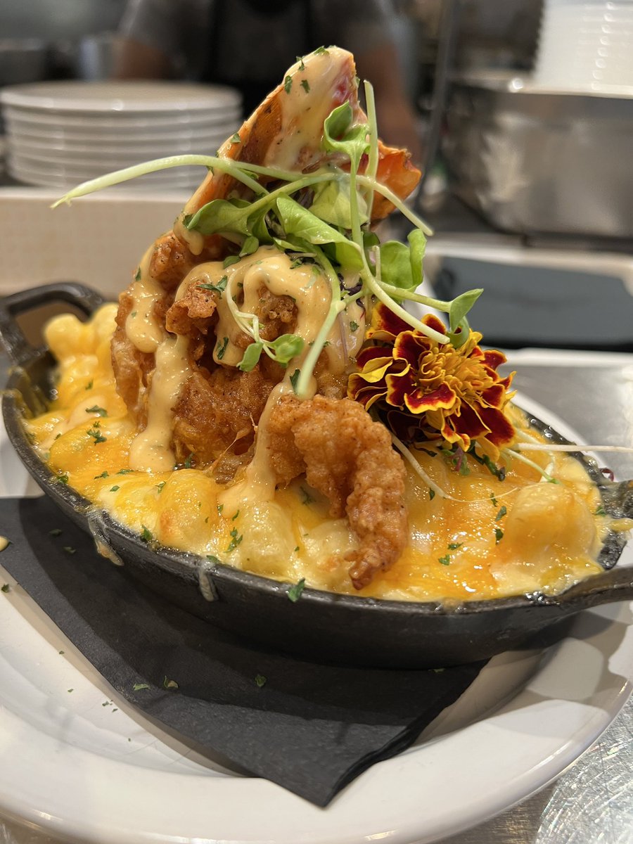 Fried Lobster 🦞 Mac 🧀🥂
🔥🔥🔥🔥🔥🔥🔥🔥
SUNDAY BRUNCH:
• RESERVATIONS ONLY
• NO TAKEOUT
• 2 HOUR TABLE LIMIT 
🥂🥂🥂🥂🥂🥂🥂
#brunchmepapicuisine🥇