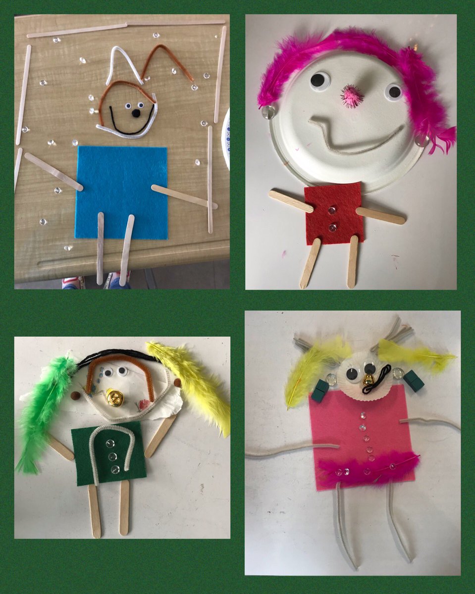 We used loose parts to create a portrait of a significant person in our lives. Tomorrow we will start to describe why they are important. Our make writing project to explore roles and responsibilities is off to a great start!
