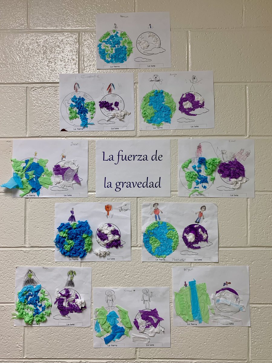 Laud0835's tweet photo. Learning about Forces… How does gravity work? 😱🌎🌕 Loving @SCEBulldogs creativity 🙌🏼✨ https://t.co/XsdN4emoAB