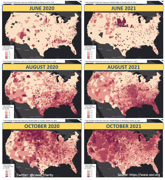 covid_clarity's tweet photo. Anyone see a pattern? https://t.co/rv2gGMajzn