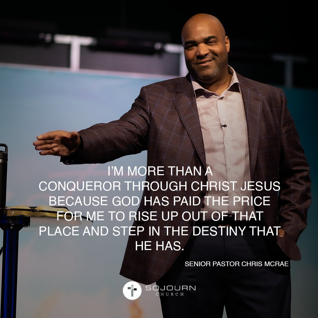 McraePastor's tweet photo. Claim this over yourself and remind your soul of the powerful position you have in Christ. #conqueror #pricepaid #sojournchurch #carollttontx https://t.co/SggYl4ptQb