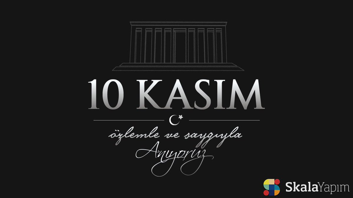 yapimskala's tweet photo. Ulu Önder Gazi Mustafa Kemal Atatürk’ü aramızdan ayrılışının 83. yılında sevgi, saygı ve özlemle anıyoruz. #10Kasım https://t.co/kk1zPs8ZwP