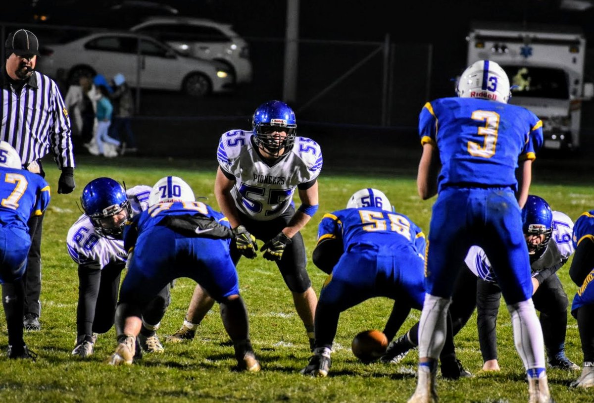 LSFootball1's tweet image. #OTD November 10th, 2017. The Pioneers were on the road at the Northern Lebanon Vikings for the opening round of district playoffs. Still the coldest high school game I can recall.