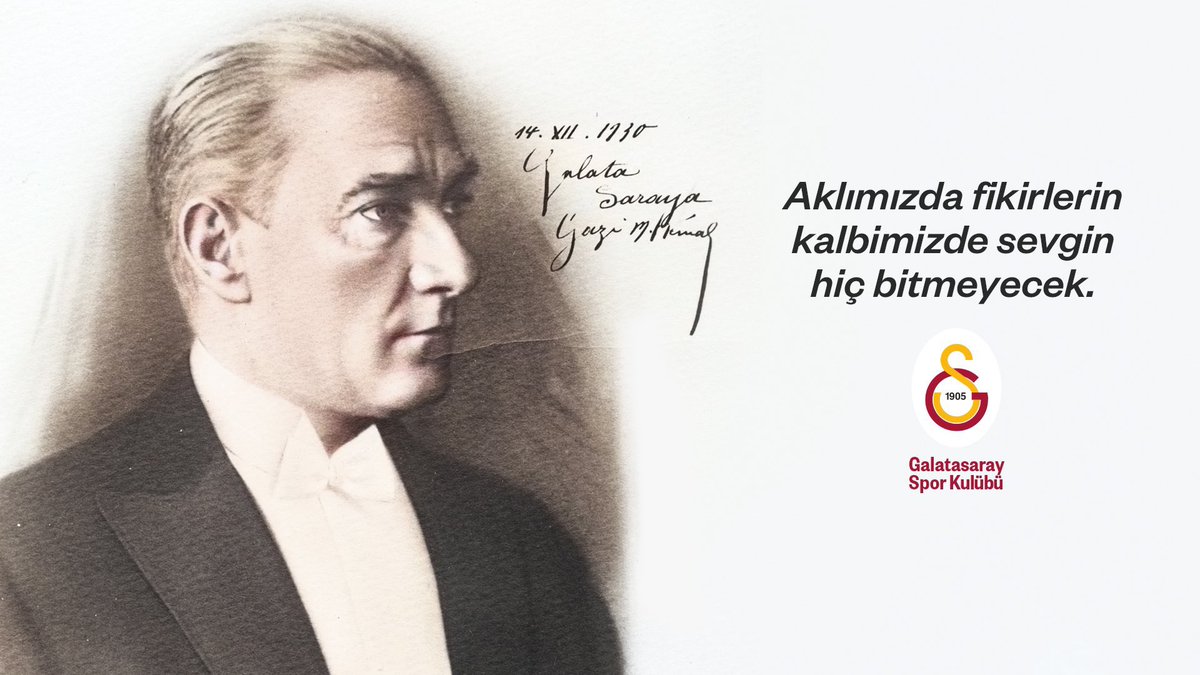 secaterdogan's tweet photo. Fikirler ölümsüzdür. Sevgi,saygı ve özlemle #10Kasım https://t.co/2pgSbVqzO8