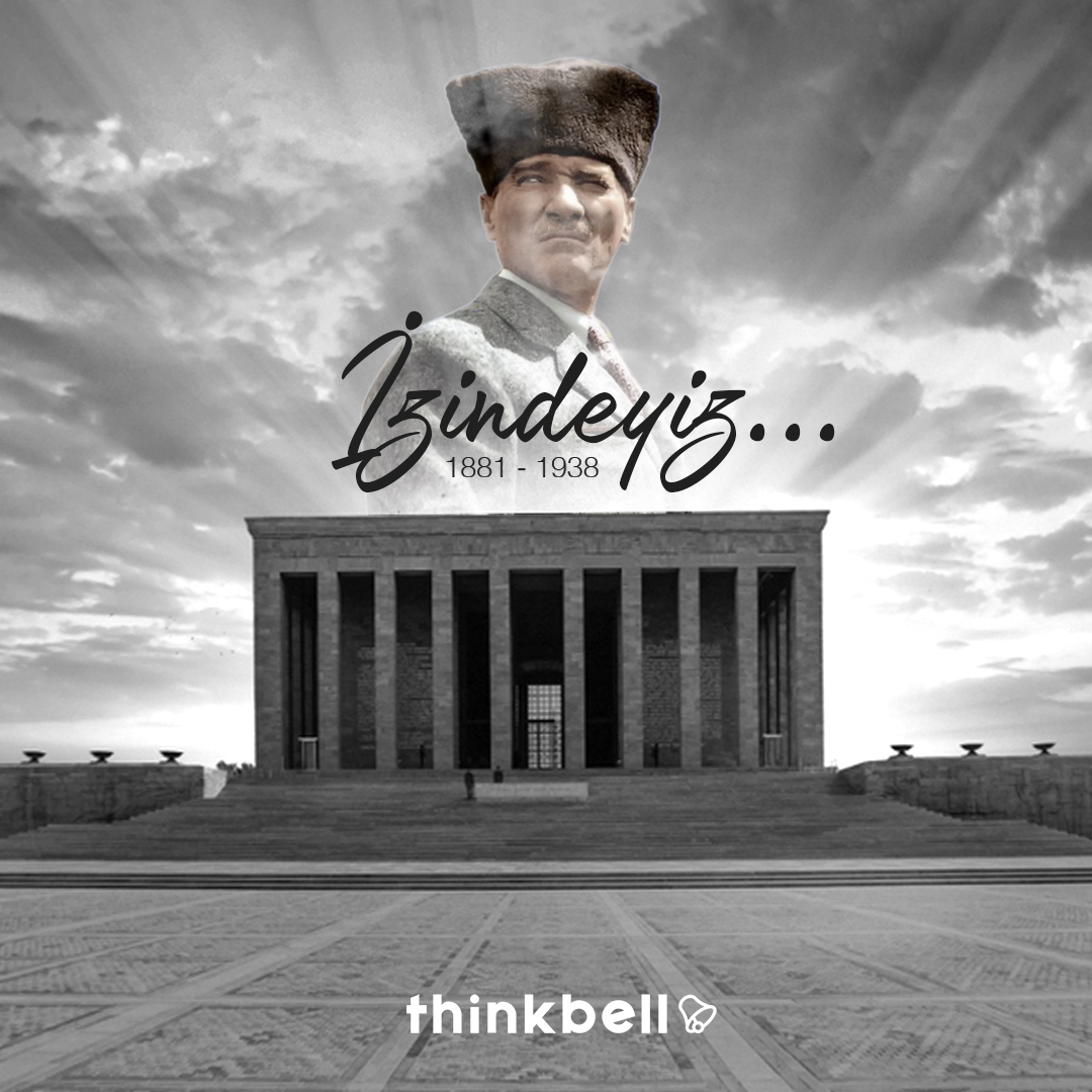 ThinkbellSocial's tweet photo. Fikirleri ve devrimleri ile her zaman yolumuzu aydınlatan Ulu Önder Mustafa Kemal Atatürk'ü saygı, özlem ve minnetle anıyoruz.

#10Kasım #Atatürk #thinkbell #izindeyiz https://t.co/AaYIhX2jjl