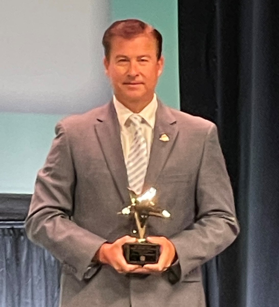 wheelsbus's tweet photo. Wheels was honored today at the annual conference of the 
American Public Transportation Association with a Grand Prize in the annual AdWheel marketing competition. Alameda County Supervisor David Haubert, who serves on the Wheels Board, accepted the award. https://t.co/W6oemxXVtJ