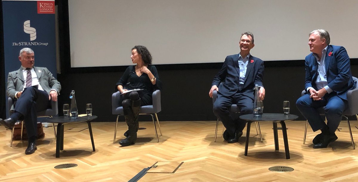 Superb discussion <a href="/thestrandgroup/">The Strand Group</a> <a href="/KingsCollegeLon/">King's College London</a> on BBC Blair Brown years series. Great insights by <a href="/edballs/">Ed Balls</a> especially on achievements now mainstream such as BofE independence, minimum wage etc. Pleased to highlight huge contribution of Neil Kinnock &amp; John Smith to 97 victory.