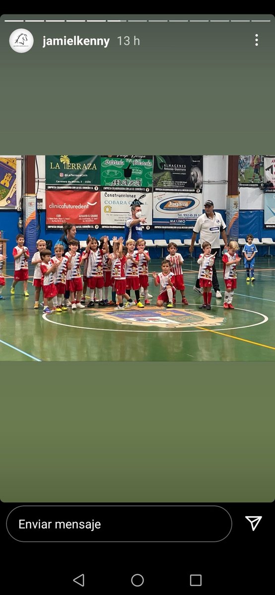 Categoría Chupetin en su primer partido.