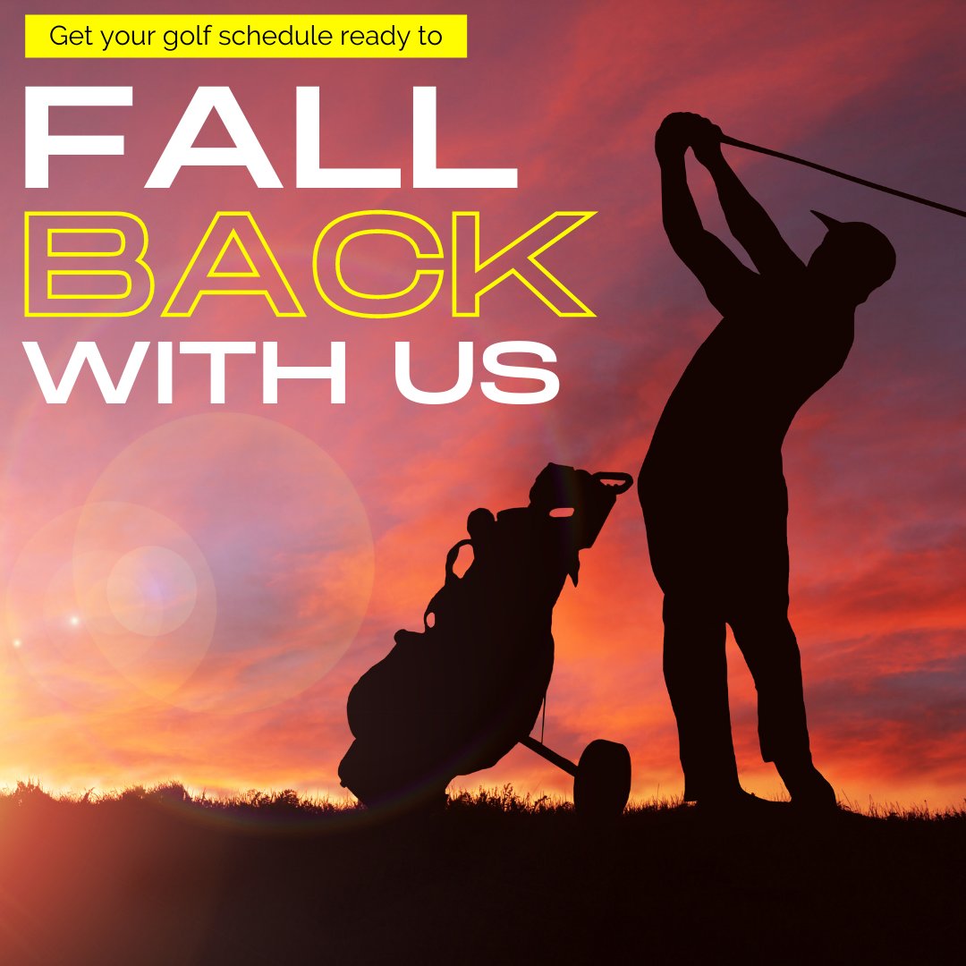 How've you been adjusting to the time change? Book your tee time earlier in the week to guarantee your spot!  lakeviewresort.com/golf.html