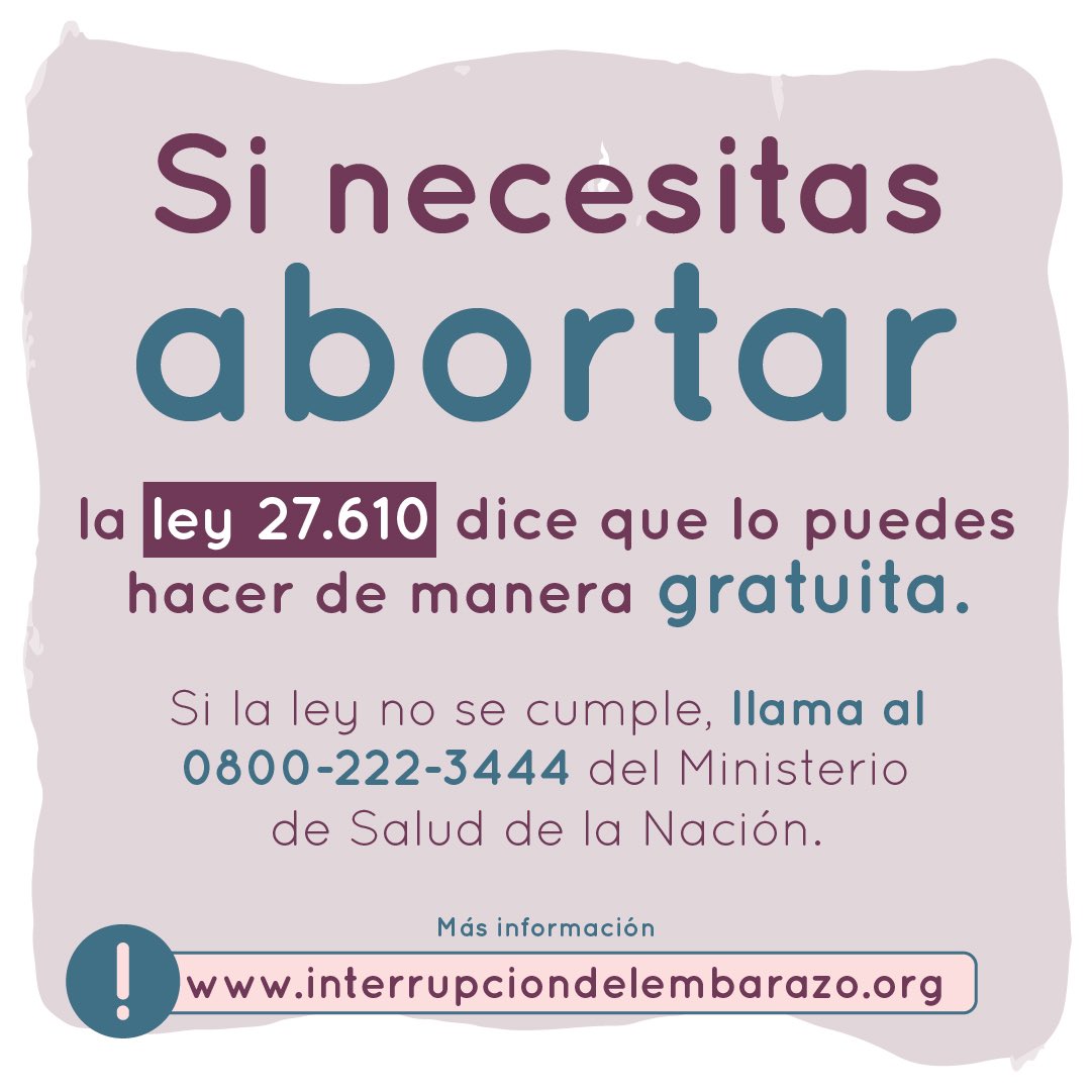 Camipereyraz's tweet photo. #SanLuis | ¿Necesitás abortar o conocés a alguien que lo necesita? Acá está toda la información 👇🏻 
(Si ves algún sticker por ahí, sacale una foto y compartila en las redes) #EsLey https://t.co/080WJje1nG