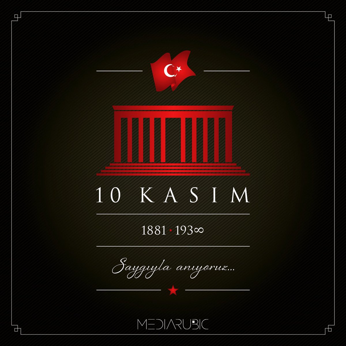 Her eserin bir imzası vardır. Bu ülkenin imzası da Atatürk’tür. Sevgi, saygı, özlemle… 
 #10Kasım