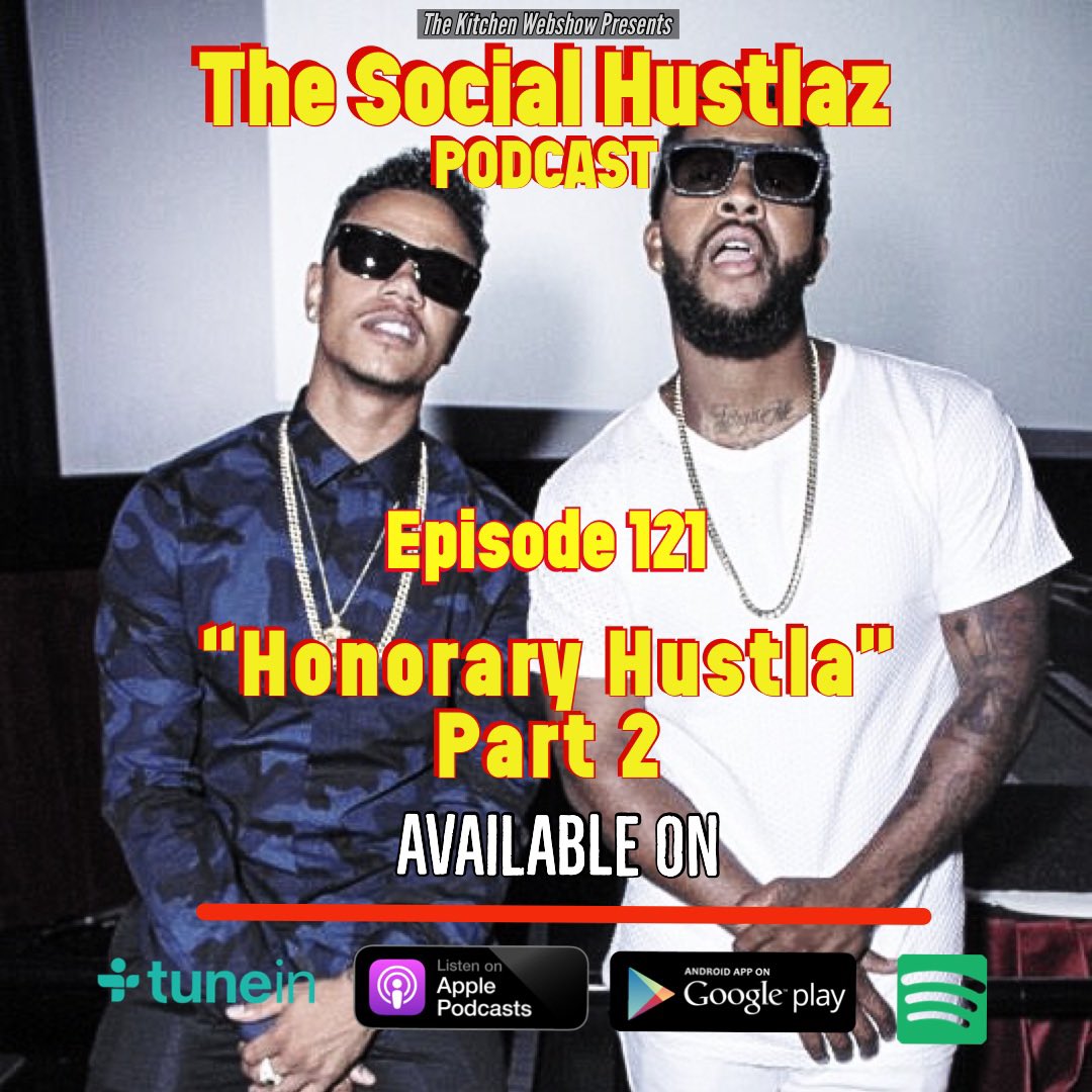 thekitchendfw's tweet photo. 🚨The Social Hustlaz PODCAST 🚨
  Episode 121
“Honorary Hustla” Part 2
|Topics|
•Young Thug Album
•Omarion and Lil Fizz
•Handling altercations with women and much more!
Please Follow &amp; Subscribe 
@SocialHustlaz 

🎧: LISTEN 

https://t.co/Zf5SmpHteb https://t.co/ba5GPiiDSF