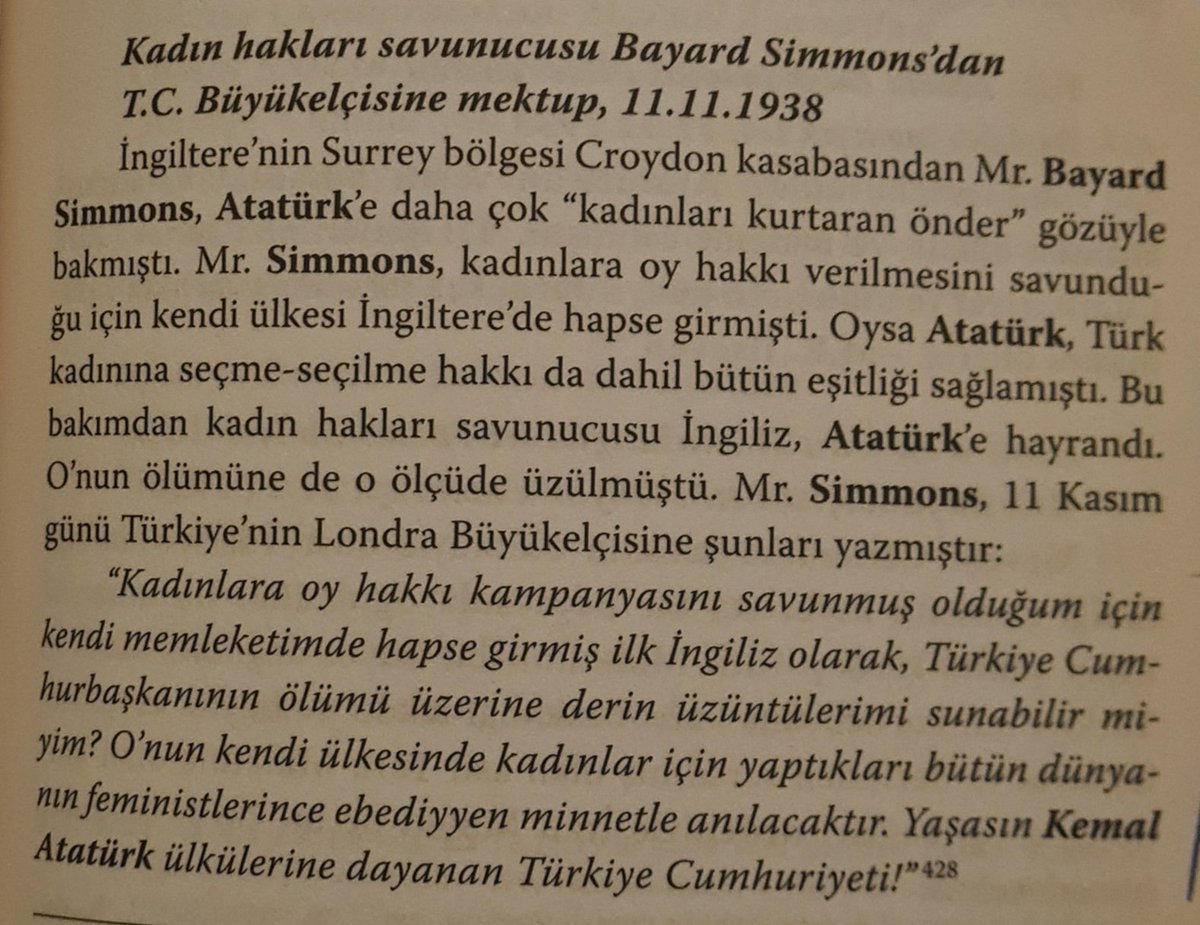 basarilikadin's tweet photo. "İngiltere'den Bayard Simmons:

Kadınlara oy hakkı kampanyasını savunmuş olduğum için kendi memleketimde hapse girmiş ilk İngiliz olarak derin üzüntülerimi sunabilir miyim? Onun kadınlar için yaptıkları bütün dünyanın feministlerince ebediyet minnetle anılacaktır." https://t.co/tD5AbjuDns