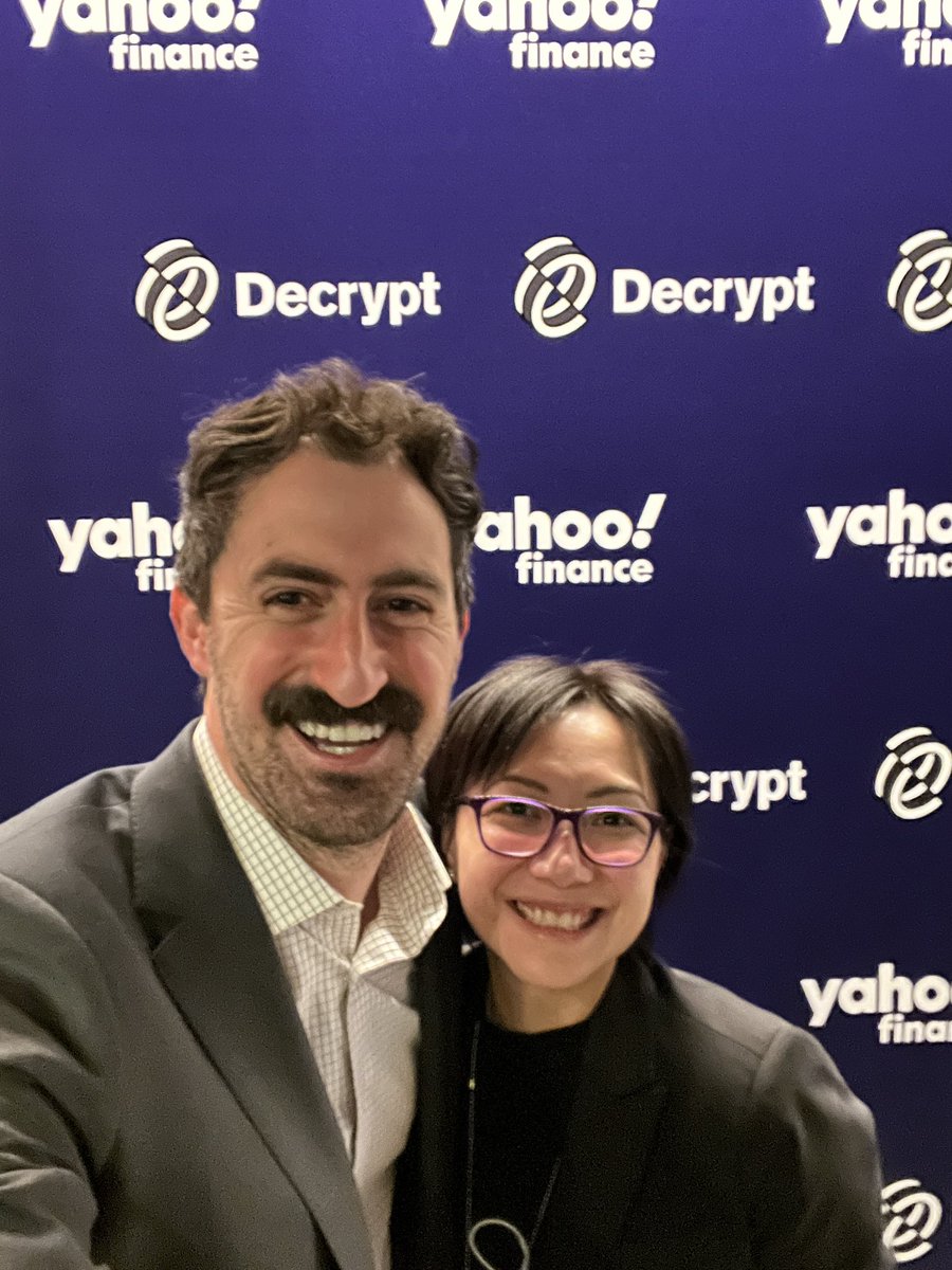 LuluTV's tweet photo. .@YahooFinance @decryptmedia @readDanwrite at our joint event “Crypto Goes Mainstream” #YFCrypto https://t.co/Fm1l85ZN5S