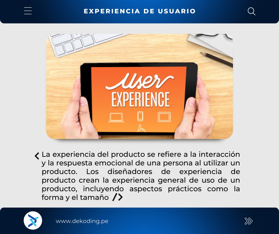 DekodingCompany's tweet photo. 👨💻 Nos dedicamos a diseñar la mejor interfaz que sea intuitiva, responsiva, rápida y fácil de usar.
Contáctanos 😎
#dekoding #softwaredeveloper #userexperience #experienciadeusuario
#uxdesign https://t.co/kLQkx8mCnF