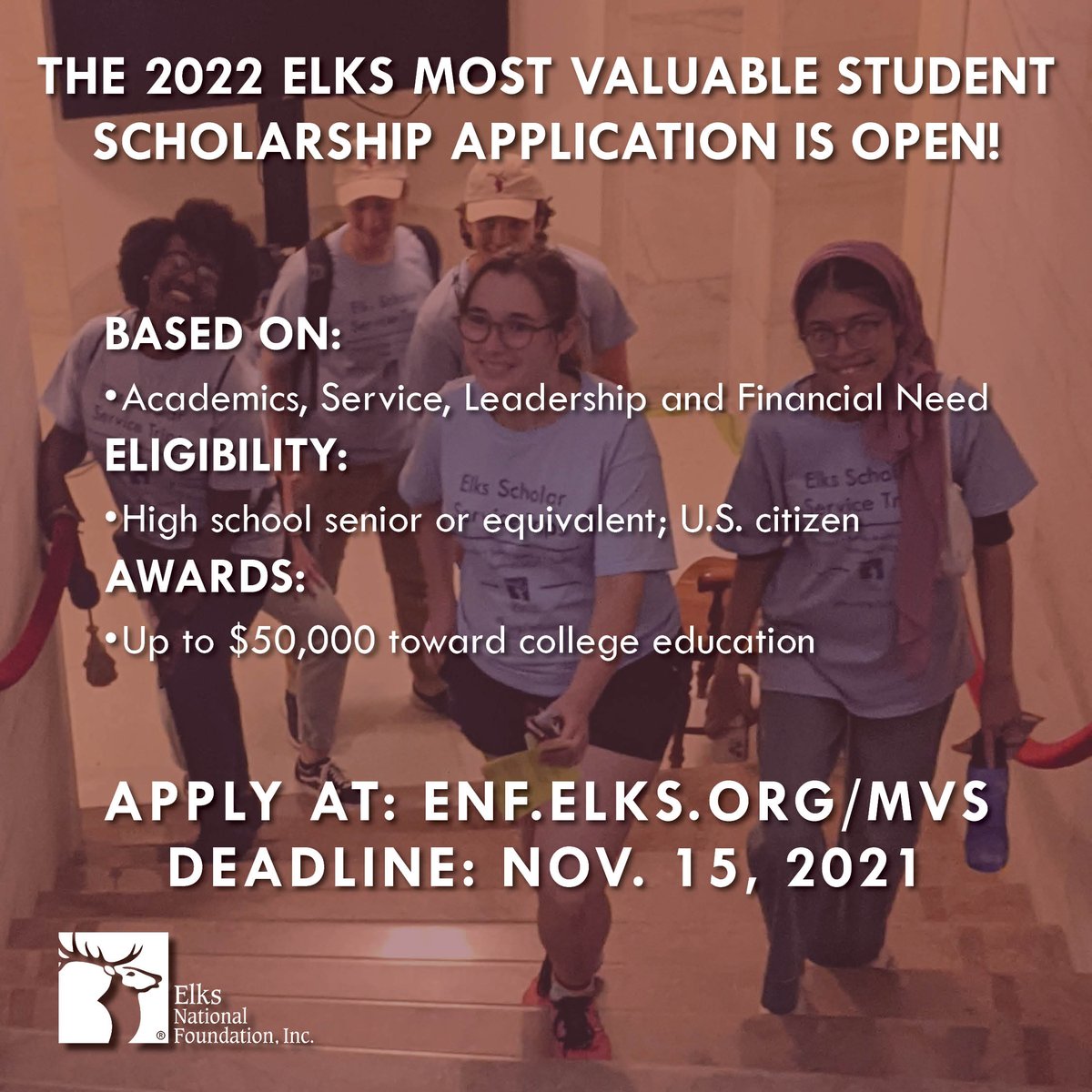 SHSCounseling_'s tweet photo. ‼ November 15th deadline! https://t.co/pIS9EwOPPe