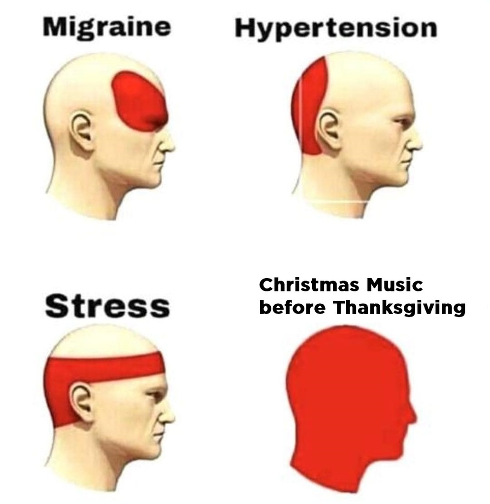 Keeping the holiday cheer bottled up until the turkey is cooked. Christmas Music Weekends at the Lodge start up on Black Friday!