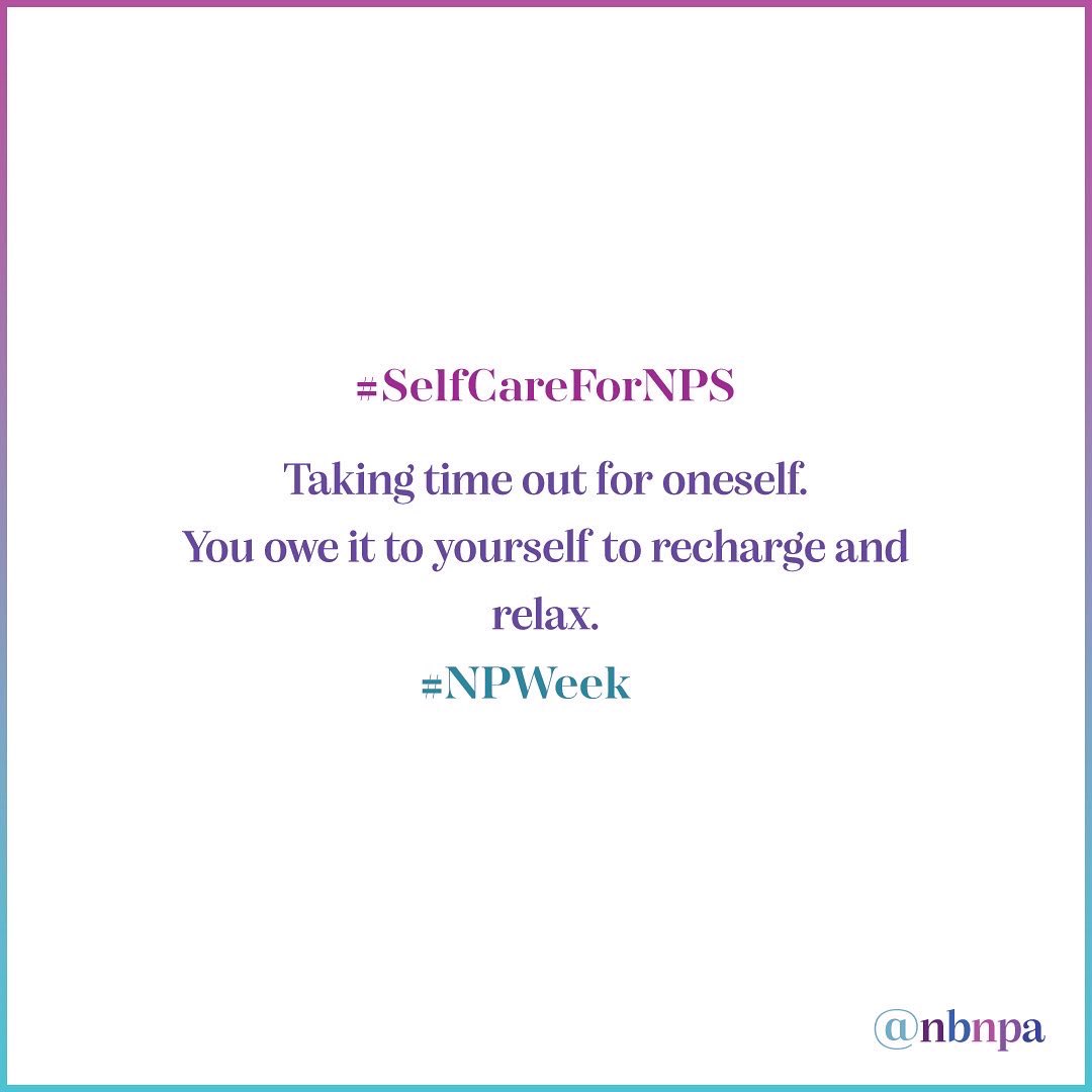 NBNPA's tweet photo. Itβs #NPweek and here are some tips on how to add #selfcare more into your life #nursepractitioners!
#nursing #nursinglife #lpn #nurselife
#nursehumor #nursepractitioner #nursesrock #blacknurses #blacknurse #blacknursepractitioner #blacknurseskillingit #nurse #nbnpa https://t.co/gpfgLgc3zP