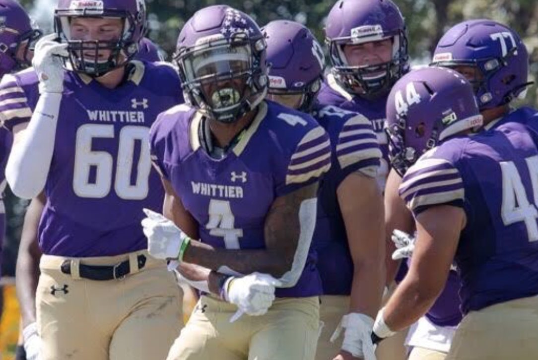 Blessed to receive an offer from Whittier college. Thank you <a href="/coachkage/">Tony Caljean</a> !!