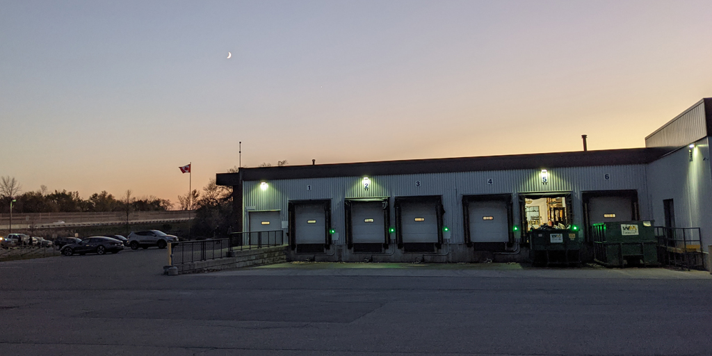 CanarmHVAC's tweet photo. Another day ends at #Canarm Brockville...
#IAMCANARM #moon https://t.co/f1BtArVKqA