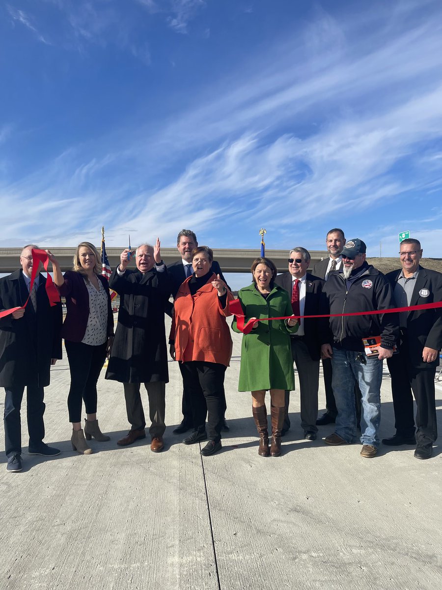 It’s taken many people coming together to ensure the much-needed updates to Highway 14 between Owatonna and Dodge Center. Glad to join <a href="/GovTimWalz/">Governor Tim Walz</a>, <a href="/RepHagedorn/">Congressman Jim Hagedorn</a>, <a href="/MAKMinnesota/">Margaret Anderson Kelliher</a>, <a href="/SenatorJasinski/">John Jasinski</a>, Mayor Dahl, <a href="/JPetersburgMN/">John Petersburg</a>, Nate O’Reilly, and others to celebrate the expansion!