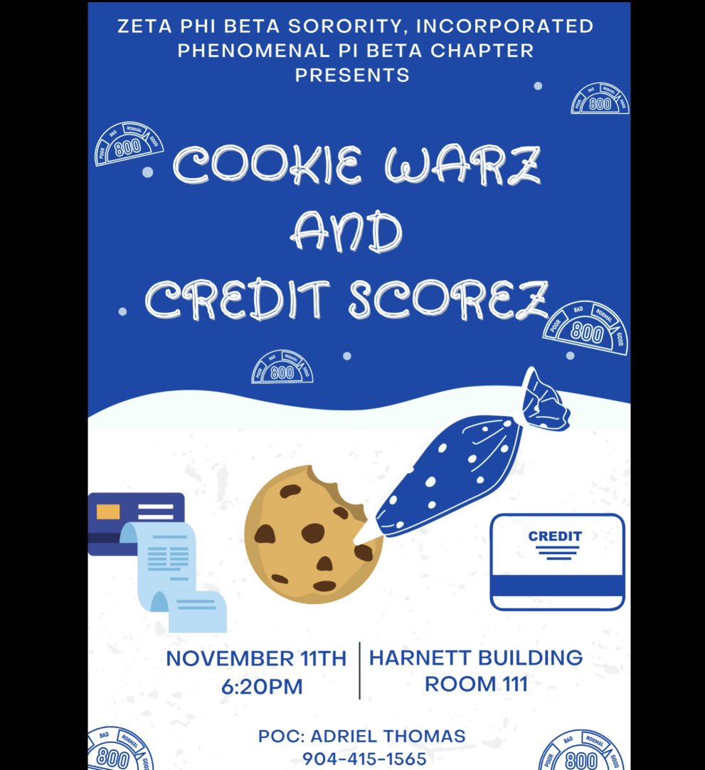PiBeta1920's tweet photo. Meet us in the Harnett Building at 6:20pm this Thursday!! Come out and gain more knowledge on financial literacy and Credit Scores.. while decorating and enjoying a delicious treat. 🍪💰 #wearepibeta #creditscore #cookies #decoratedcookies #financialliteracy #ASUTwitter https://t.co/MBeIjPwE5n