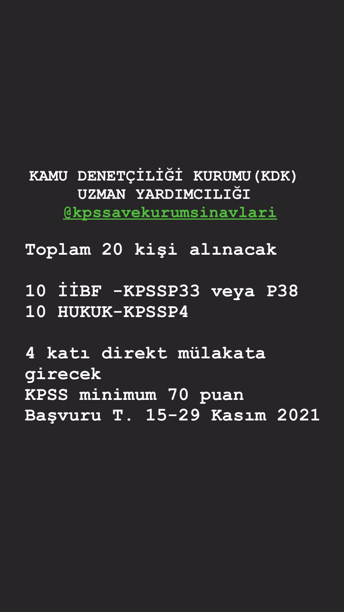 kamu denetçiliği uzman yardımcılığı