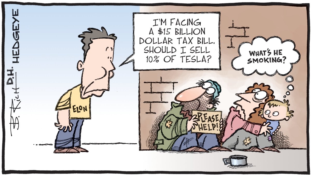 Hedgeye's tweet photo. Cartoon of the Day: Realized Pains

$TSLA

https://t.co/Nwz6FxjgYn https://t.co/1PWfI9tT8c