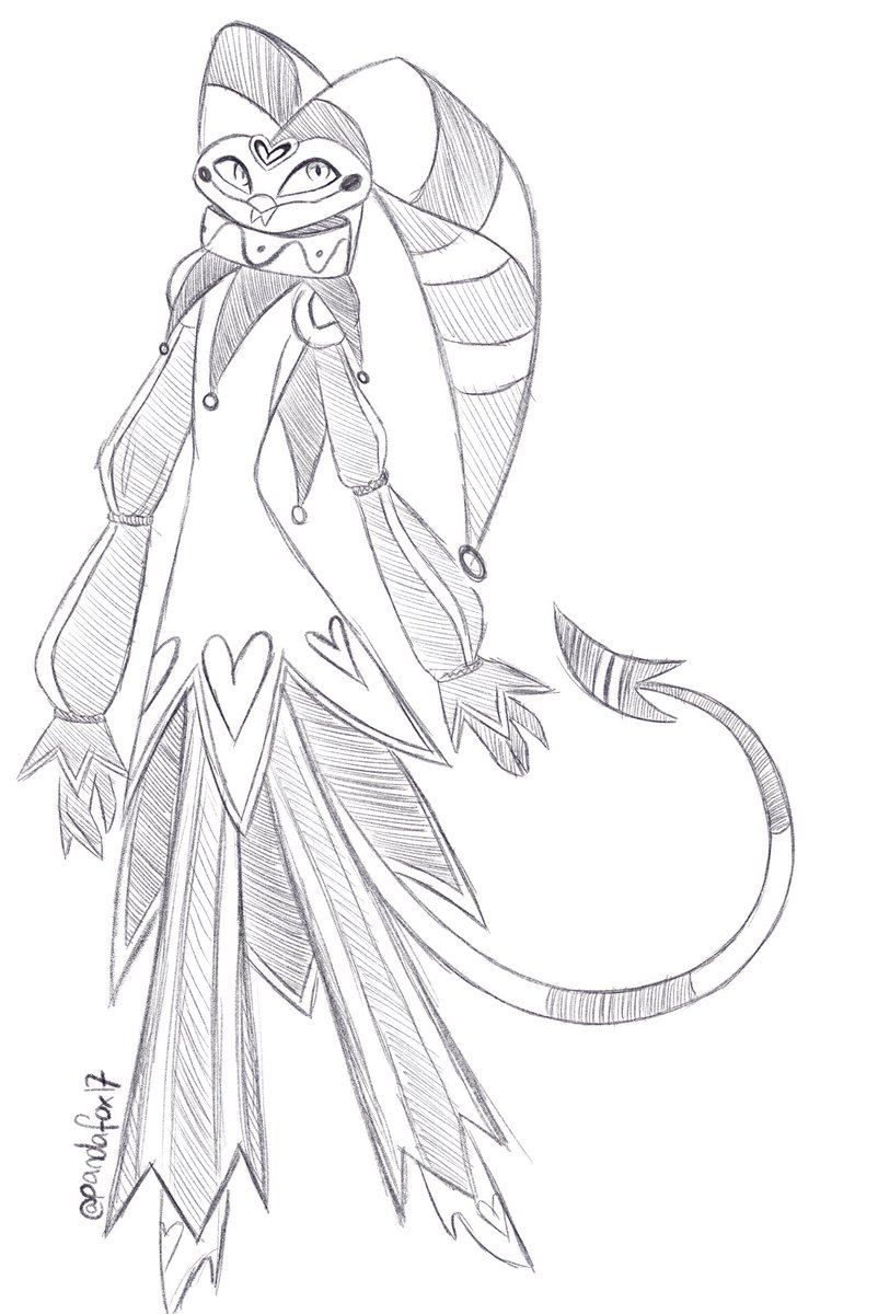 A #HelluvaBossFizzarolli doodle. Wanted to draw him~ he blep