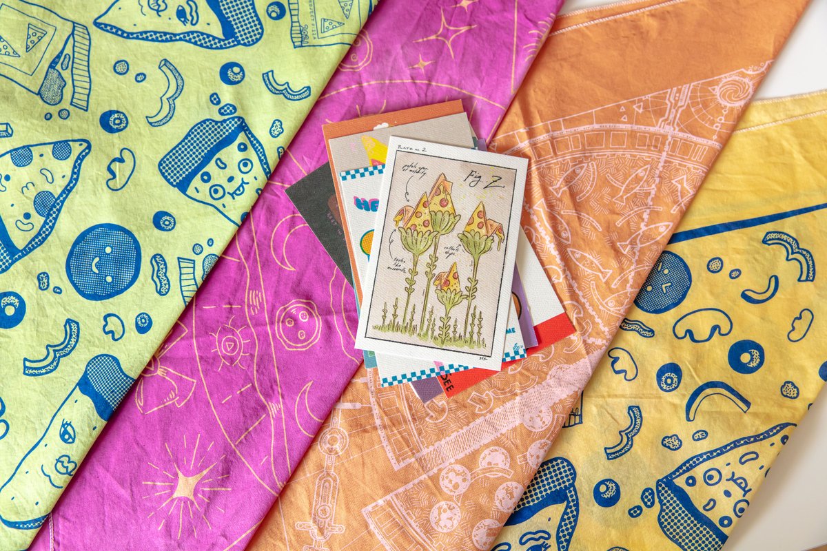 sawdustbear's tweet image. Are you ready to hear about Project Pizza 2021!!? Our annual pizza art fundraiser is back, this time coming to a real parking lot near you(okay, Food Forward HQ in North Hollywood) in addition to our online pop up store to raise money for food insecurity in Los Angeles!