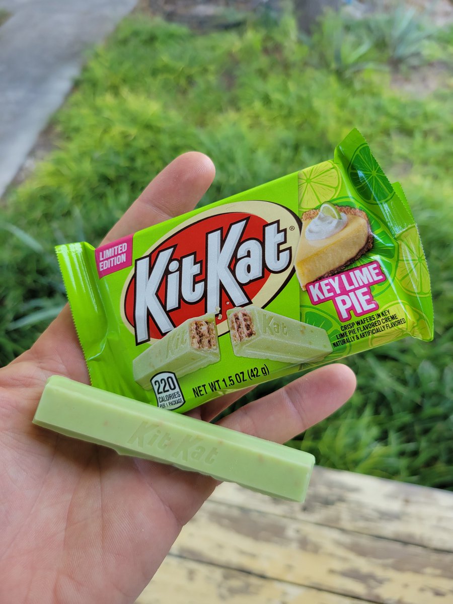 HotKatsuVideo's tweet photo. The government is trying to distract you so you don't find out about Limited Edition Key Lime Pie Kit Kat Bars. https://t.co/4HFZVzsFjA