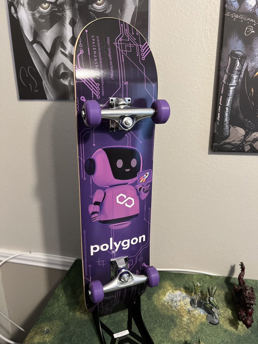 EthTyler's tweet photo. Thanks @DresDes1gn for the #PolyDeck! It looks even better in person 😍 https://t.co/QxPSmNCEZs