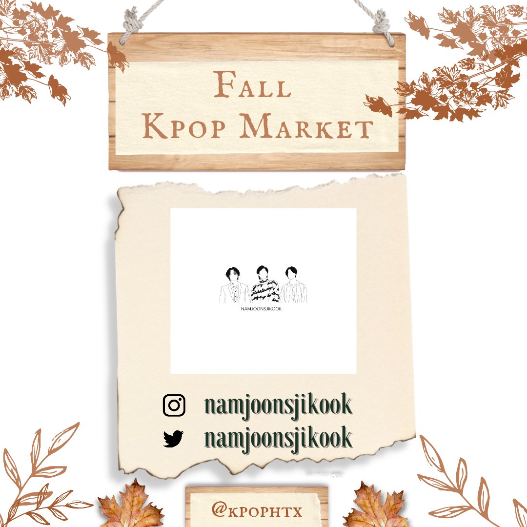 kpophtx's tweet photo. 𝑽𝑬𝑵𝑫𝑶𝑹 𝑨𝑵𝑵𝑶𝑼𝑵𝑪𝑬𝑴𝑬𝑵𝑻 : @NamjoonsJikook

🍂 FALL KPOP MARKET 🍂
🗓️ November 13, 2021
⏰ 1PM - 7PM
📍 Mary's Pho Banh Mi https://t.co/Qqhl9X1Zyb
