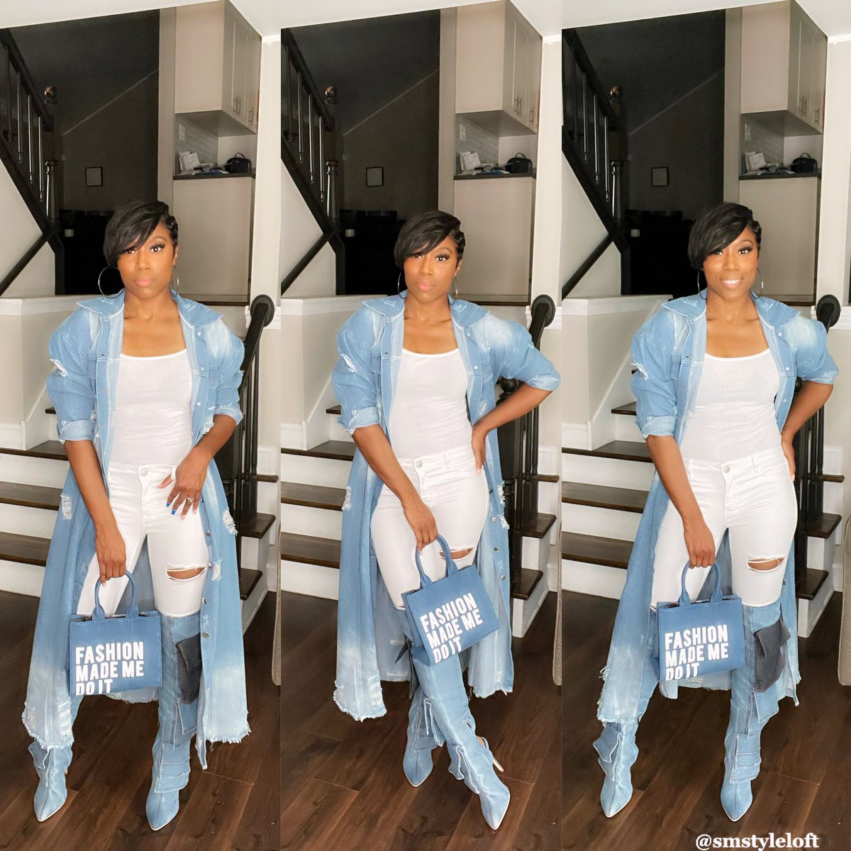 smstyleloft's tweet photo. Denim on denim is always a vibe😎✨
#denimvibes #denimondenim #fallstyle #fallfashion #chicagoboutique #smstyleloft 
https://t.co/RRWjwE0Eff https://t.co/E3Q3mj8t98