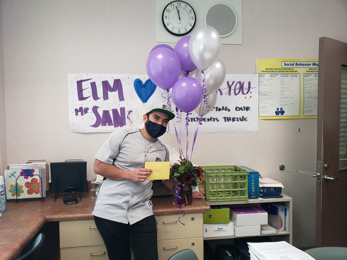 Happy National School Psychologist Week Mr. Sanchez! You are the BEST! Thank you for always advocating for students.