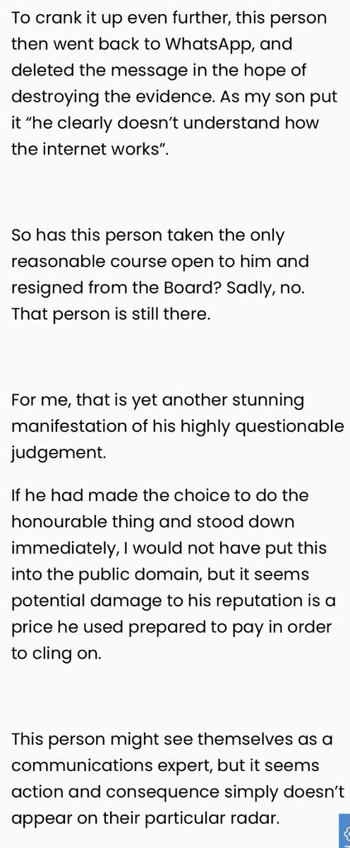 FFCSupporters's tweet image. This message was posted earlier this evening by a Falkirk fan on the fans forum ‘Pie and Bovril’…

Needless to say, the position of the current Board member in question is now completely untenable.