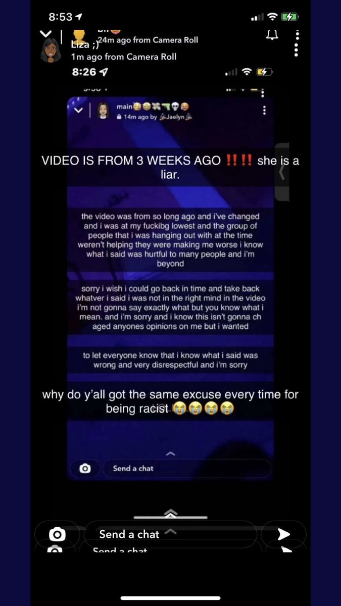 her excuse 😭😭😭