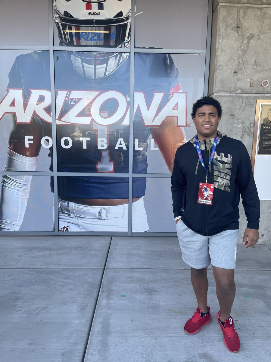 Had a blast at the <a href="/ArizonaFBall/">Arizona Football</a> <a href="/CoachJeddFisch/">Jedd Fisch</a> <a href="/FBCoachDBrown/">Don Brown</a> <a href="/rickyhunley/">Ricky Hunley</a> game watching them get a win vs Cal on Saturday and can’t wait to get there in January &amp; get to work! #BearDown #itspersonal