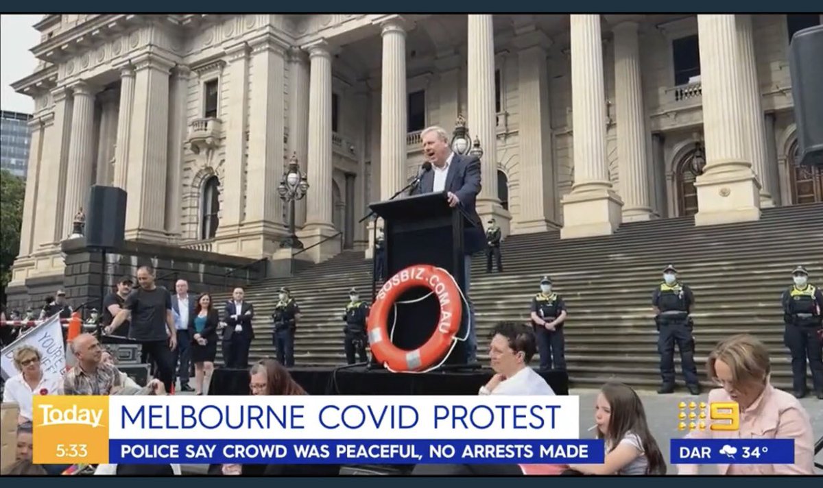 Commoncents21's tweet photo. @3AW693 And this Filth #DavidDavisMP was leading a protest last night - anti vaxx, anti Pandemic Laws. A disgrace. Matthew Guy better grow some bโฆs and ask for his resignation. This is NOT leadership. What a miserable low life. All countries have Pandemic Laws to manage a health crisis. https://t.co/XoB2ciTaZH