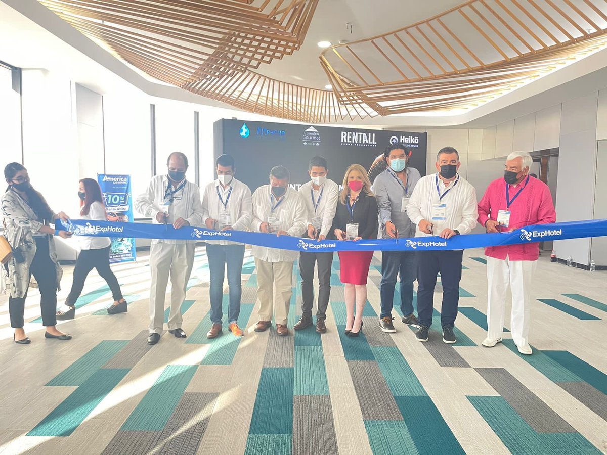 espacioportadas's tweet photo. #AlMomento desde la #Exphotel2021 evento dirigido a las grandes cadenas de #Hoteles, #Restaurantes, #Bares y #Cafeterías de todo #México, #CentroAmérica y el #Caribe. @exphotel https://t.co/T7pQUeXkAH