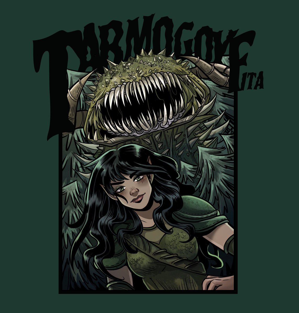 marcodegiorgi17's tweet photo. Introducing my official logo! "From the ELVES forests🌳 bursts the fury of the tarmogoyf_ita" 🧝🦖 #mtgpauper #elves #tarmogoyf #MagicTheGathering https://t.co/UH8DMoqXtO