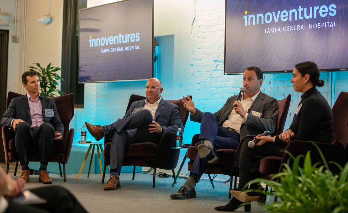 TGHCares's tweet photo. Last night we unveiled TGH Innoventures, the venture capital investing arm of TGH, at @EmbarcCollectiv. We're investing resources and funds into emerging companies and technology that can improve the delivery of health care in our region and beyond! #WeAreTGH #TGHInnoventures https://t.co/L8PPBOEIFt
