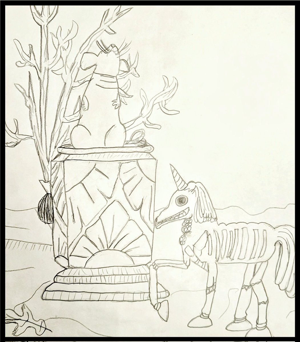 DMSArtMrs_Craig's tweet photo. Proportion, placement, & overlapping ~ just some of the observational drawing skills displayed by Beginning & Intermediate art kiddos 👏👏 Such a good job! #DMSArt #ComalFineArts https://t.co/YWVPWzcVPW
