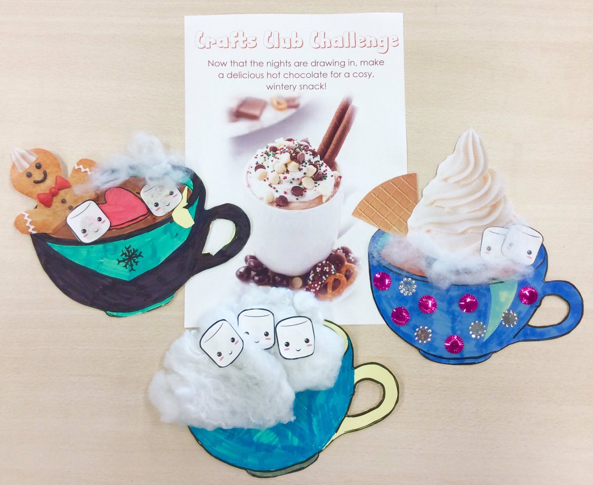 BrechinHighLib's tweet photo. We had a choco-lot of fun at #CraftsClub today!
Delicious hot chocolate because the nights are drawing in π, and -
Morganβs EPIC #MyHeroAcademia customised cons! ππ
#ThisIsBrechin https://t.co/j8pTh3Rf4P
