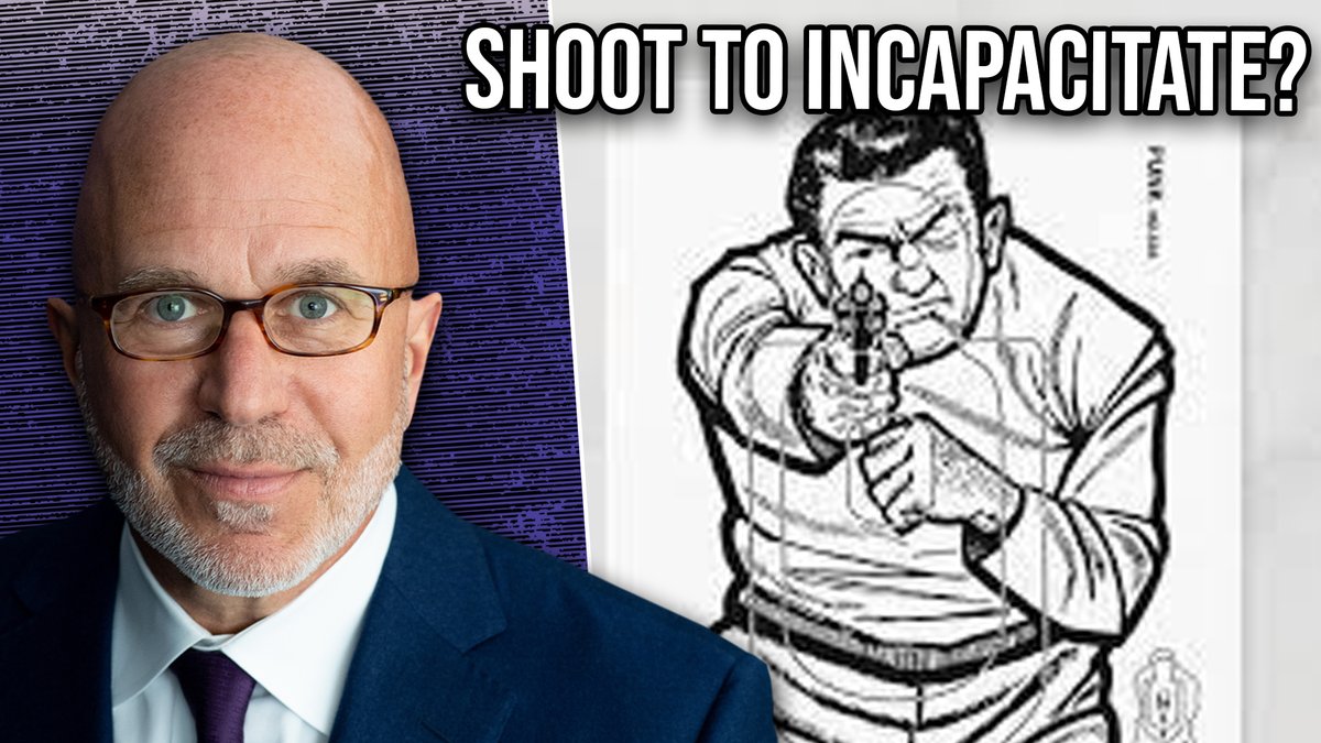 Should police officers be trained to shoot to incapacitate in addition to training for shooting “center mass”? WATCH my conversation with @PoliceLawProf here and vote at Smerconish.com:  youtu.be/D15gJzrFQgE