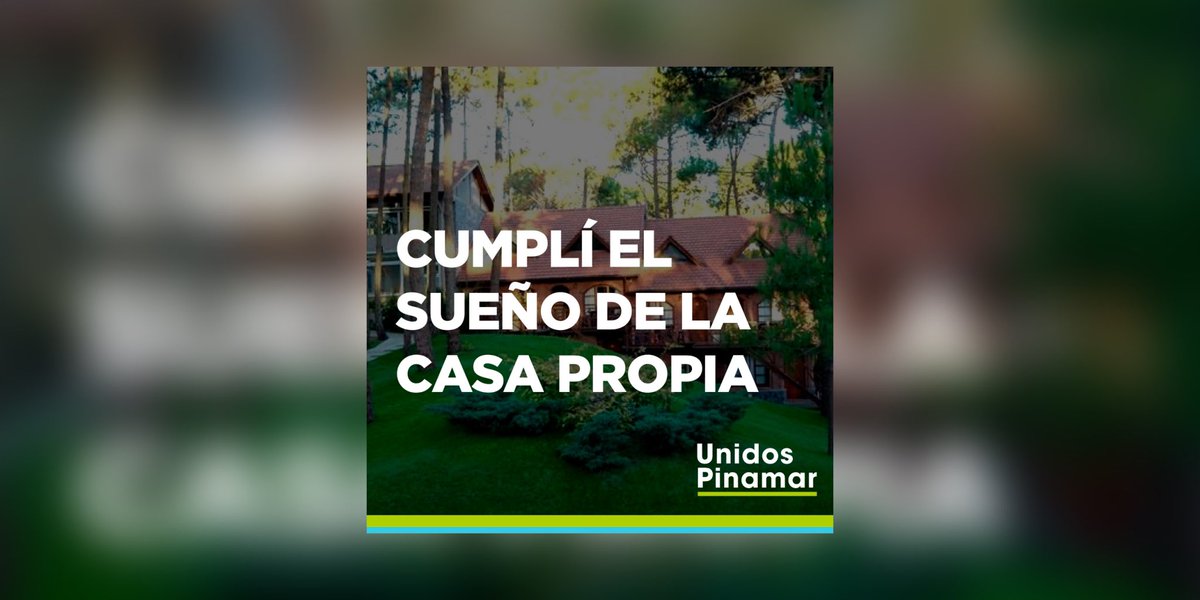 UnidosPinamar's tweet photo. Si queres lograr el sueño de la casa propia, #UnidosPinamar es tu mejor elección, el domingo CORTA BOLETA. https://t.co/13xYwCBSF9