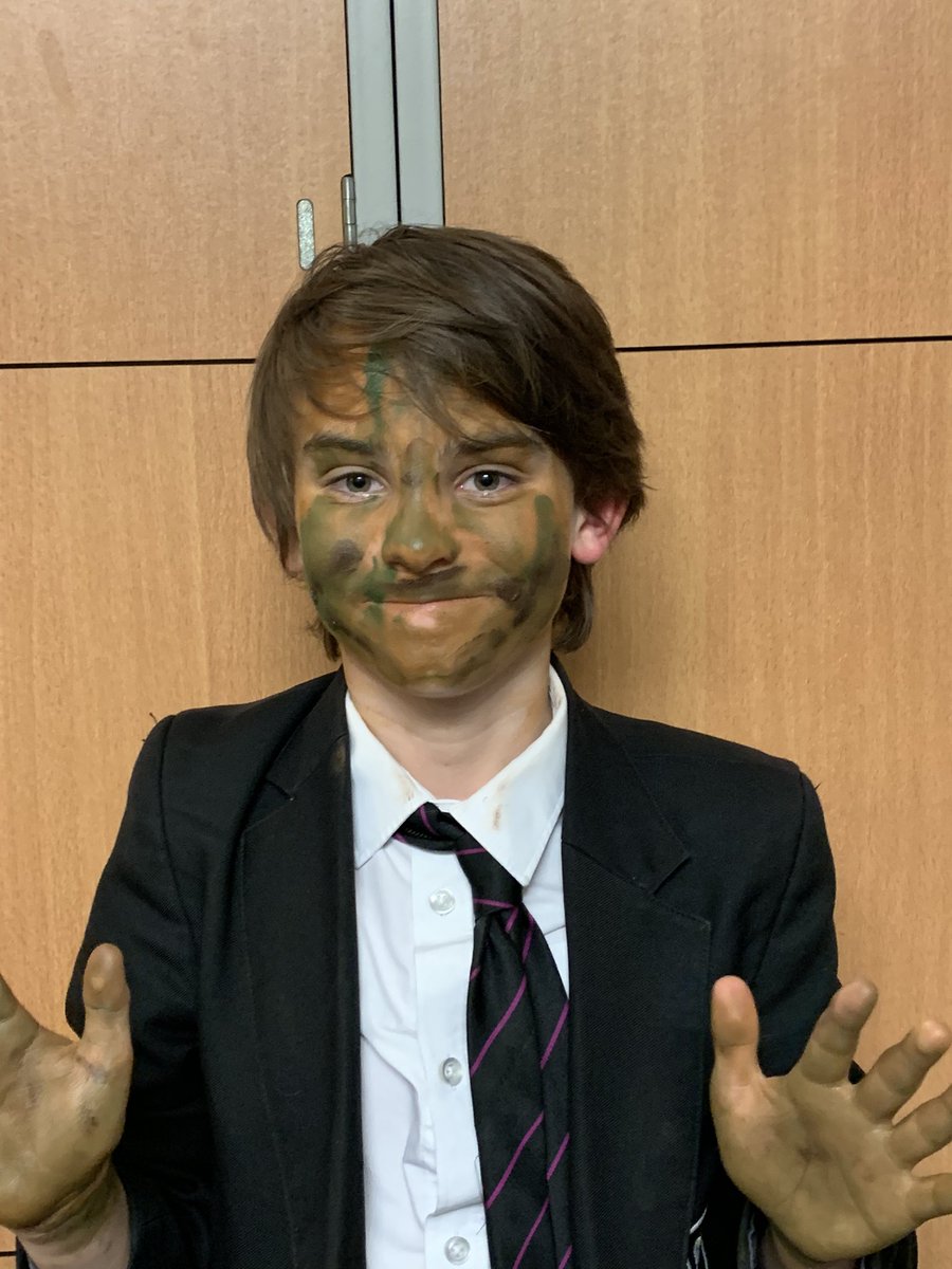 contingentcomm1's tweet photo. So tonight our year 8 cadets were tasked with a bit of cam and concealment, not bad for a first try . https://t.co/H9GocrbDyw