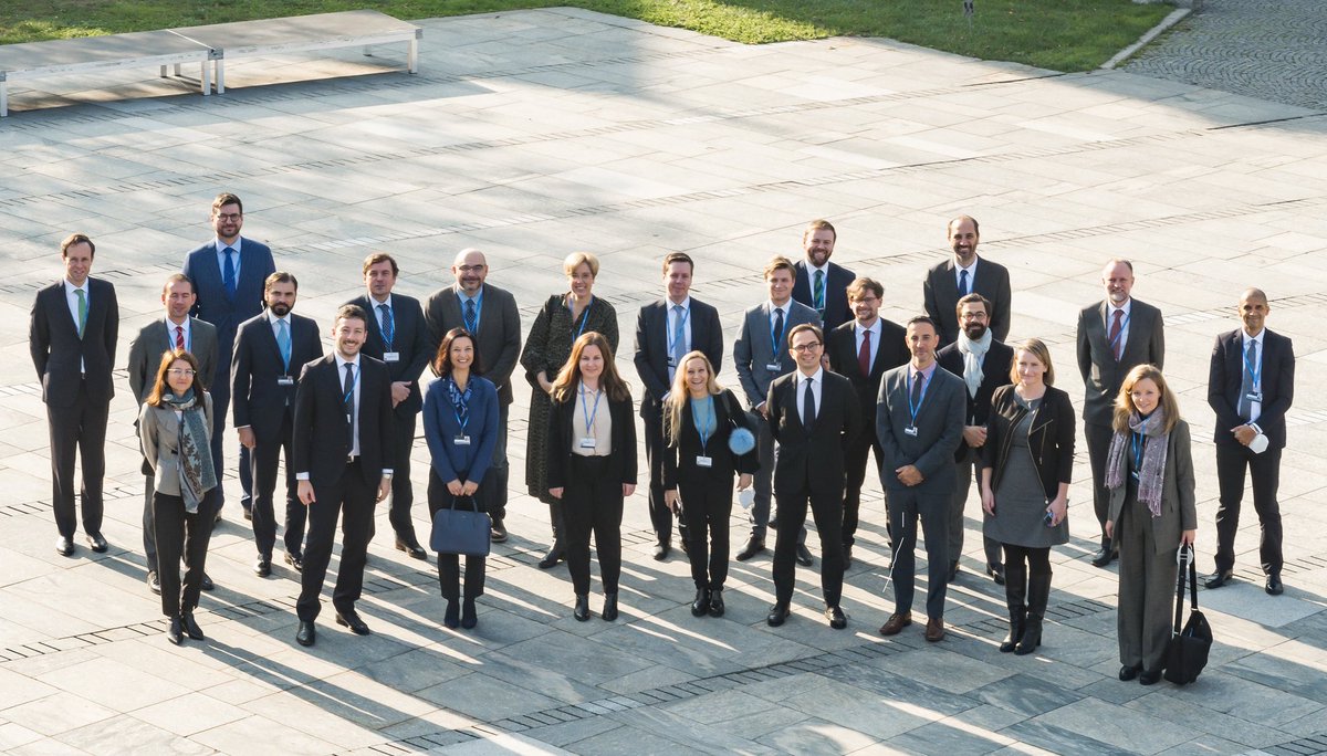 CarterMathiasen's tweet photo. The 2021/2022 “class” of EU European Correspondents - assembled in beautiful Ljubljana 🇪🇺 In varietate concordia! https://t.co/bsske808dQ