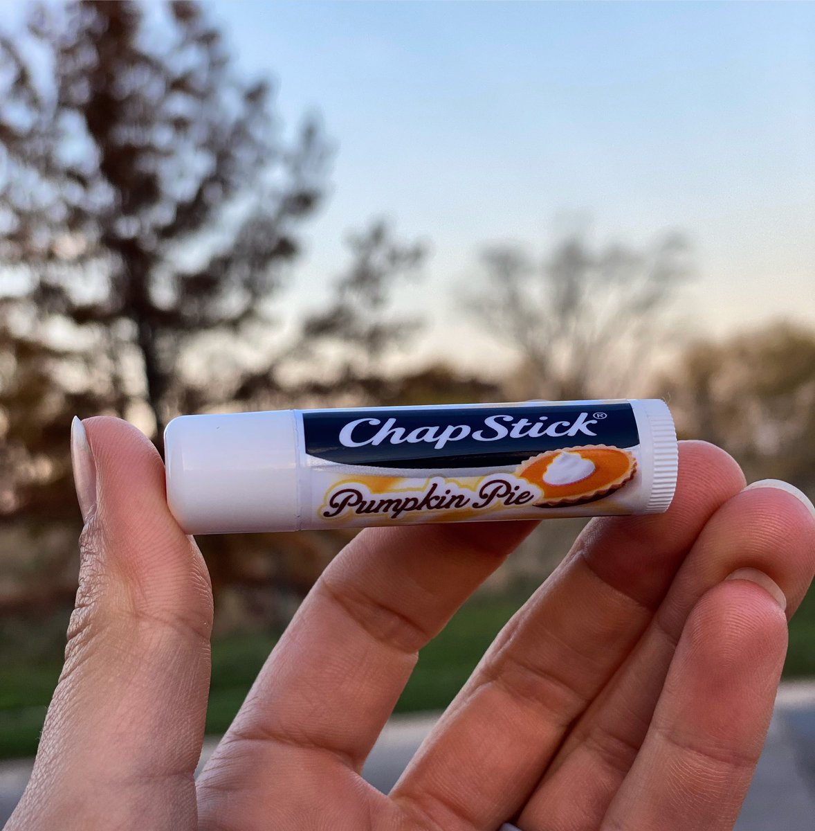 gretchimurray's tweet photo. #ChapStickObsessed #complimentary @chapstick @Influenster

Keep lips moisturized with this wonderful fall chapstick! #pumpkinpie https://t.co/MlCg6GFSJO